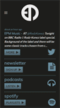 Mobile Screenshot of epm-music.com