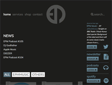Tablet Screenshot of epm-music.com